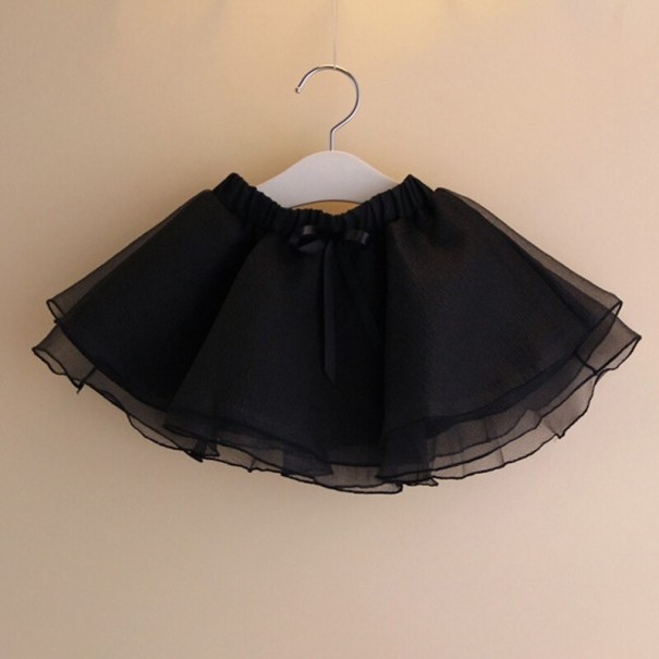 Falda niña L1026 negro 6