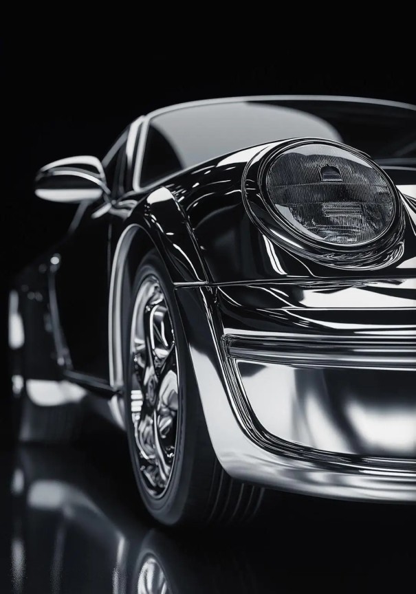 Fali kép 30 x 42 cm Porsche 911 autóprofil Sportautó poszter Vászonnyomtatás Keret nélkül Dizájn dekoráció 1