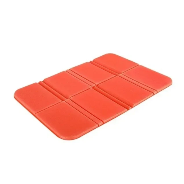 Faltbare ultraleichte Isomatte aus Schaumstoff für den Außenbereich, tragbare Reiseunterlage, wasserdichte Campingmatte, Picknick, feuchtigkeitsfester Schaumstoff orange