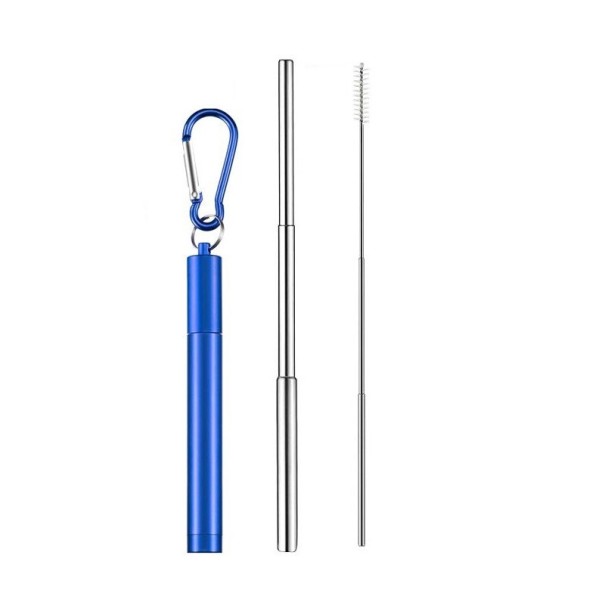 Faltstrohhalm aus Edelstahl mit Etui 6