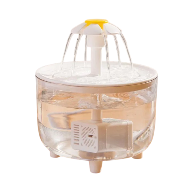 Fântână de apă USB pentru pisici, adăpător automat de 1L cu filtru, dozator de băuturi silențios, bol de băut cu conector DC5V și filtru de apă 1