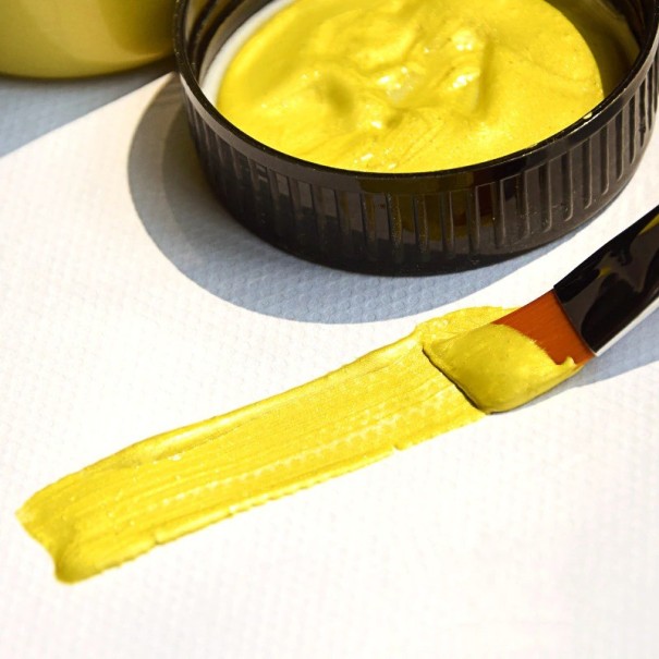 Farba akrylowa perła 60 ml żółty