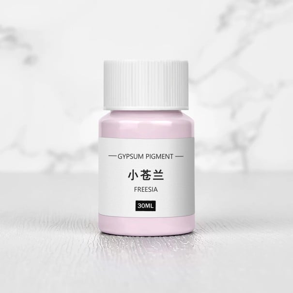 Farba na probarvenie sadry 30 ml koncentrovaný pigment v fľaštičke pre DIY odlievanie podložiek, aromatických kameňov a dekoratívnych odliatkov svetlo ružová