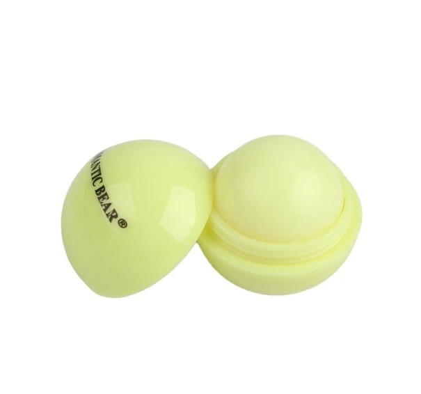 Farbiger feuchtigkeitsspendender Lippenbalsam Kugelform Lang anhaltender nicht klebender Balsam Gegen rissige Lippen Tägliche Pflege 1