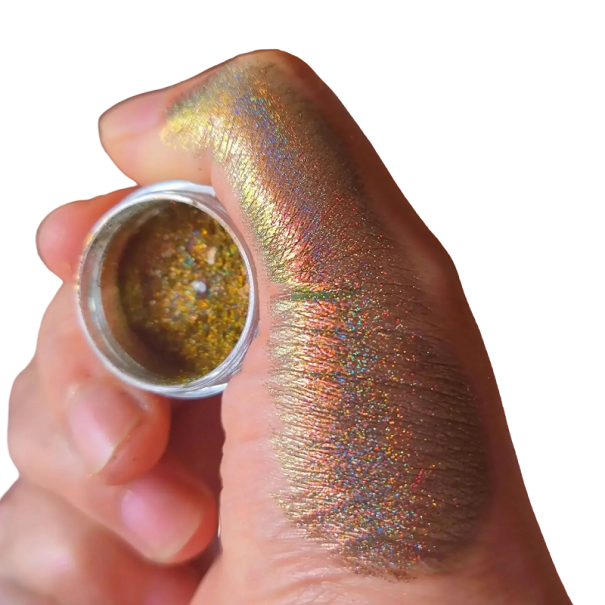 Fard à paupières pailleté chrome pigmenté en format compact 11