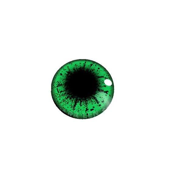 Farebné kontaktné šošovky P3936 zelená