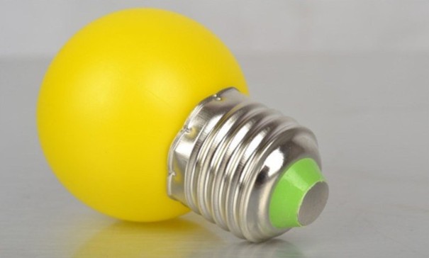 Farebné LED žiarovky E27 1/3/5 W J769 žltá 3W