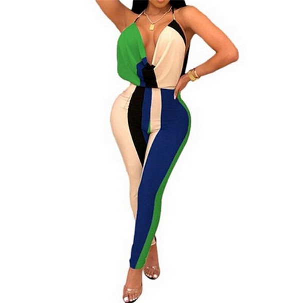 Färgglad jumpsuit för kvinnor XL 6