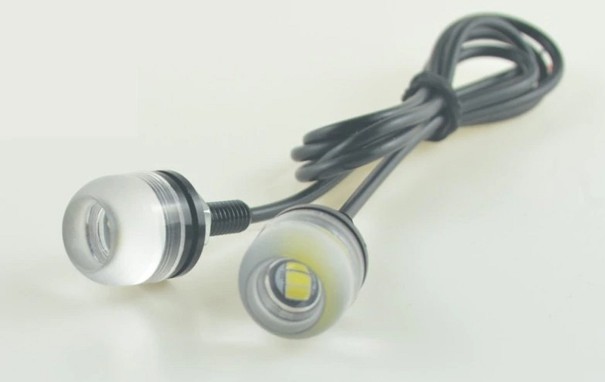Färgglatt LED-ljus eagle eye 2 st röd