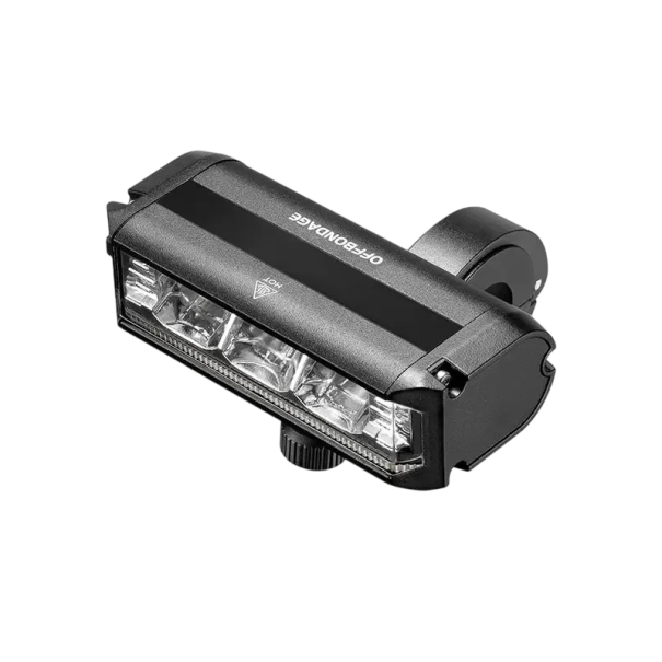 Faro anteriore per bicicletta 900 lm 4000 mAh 3LED ricarica USB-C torcia impermeabile IPX5 5 modalità di illuminazione potente luce per ciclismo 10,4 x 4,5 x 3,8 cm 1