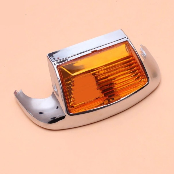 Faro anteriore per parafango moto giallo