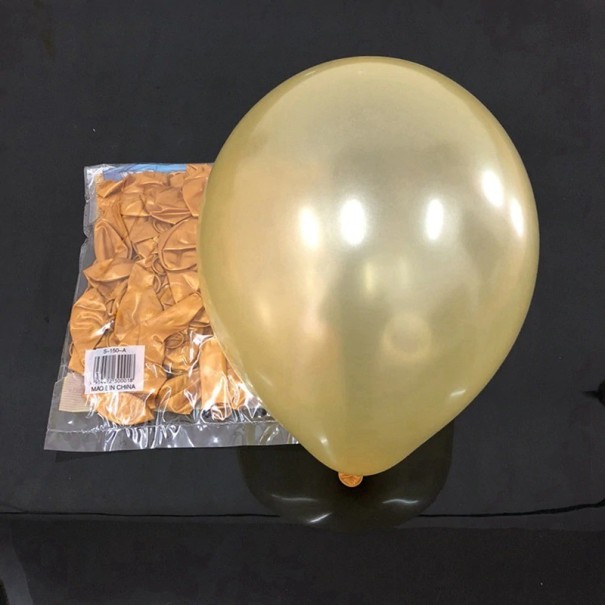 Farvede balloner 50 stk guld