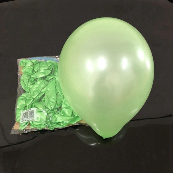 Farvede balloner 50 stk lysegrøn