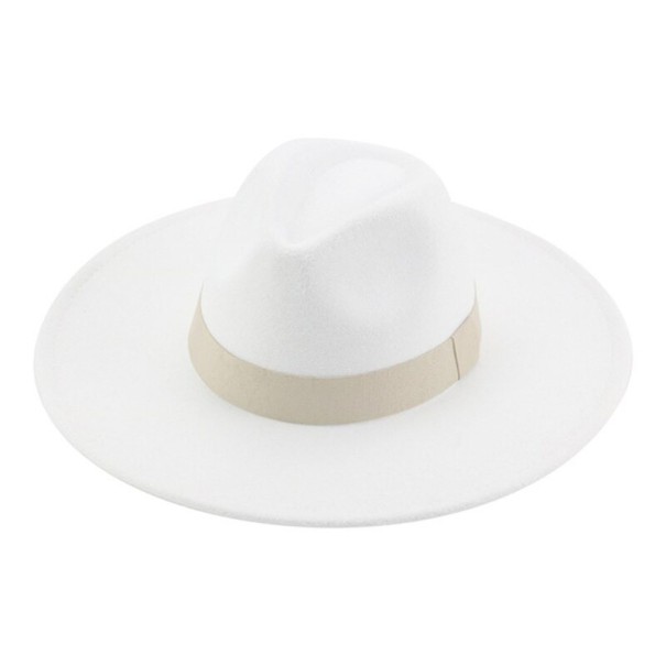 Farverig hat hvid