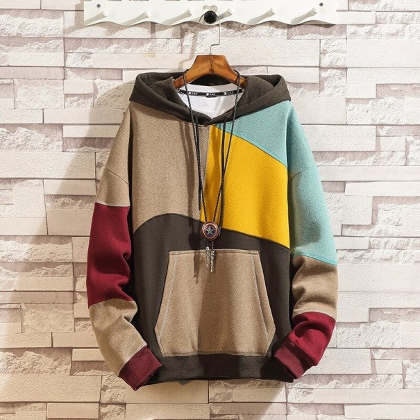 Farverig herresweatshirt F108 3XL 1