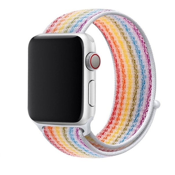 Farverig nylonrem til Apple Watch 38 mm / 40 mm / 41 mm 11