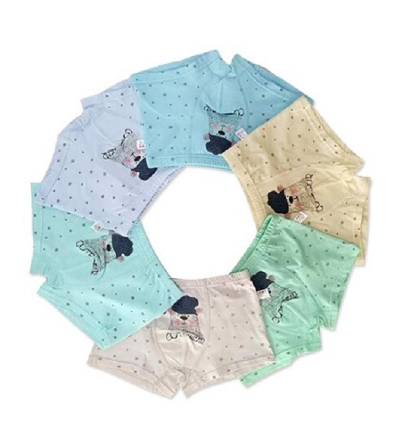 Farverige boxershorts til drenge J3493 6-7 år 1