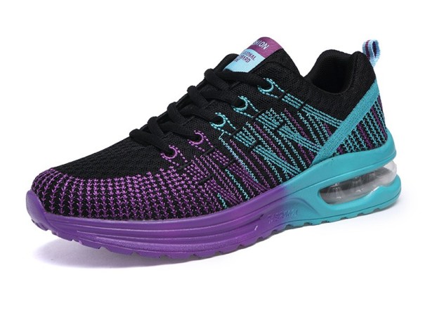 Farverige sneakers til kvinder J1785 sort 38