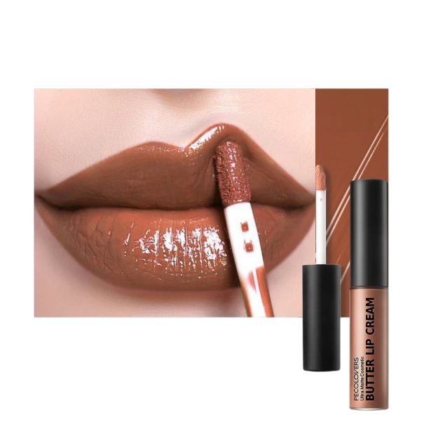 Farvet lipgloss Fugtgivende lipgloss Plejende og nærende gloss Flydende blank læbestift 6