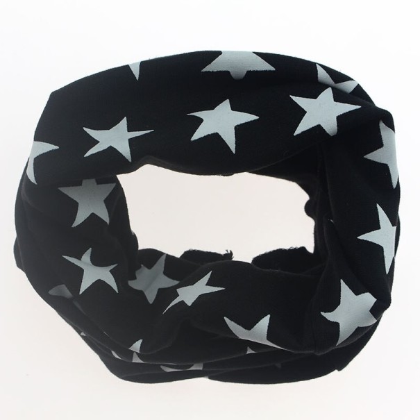 Fascia per bambini con stelle nero