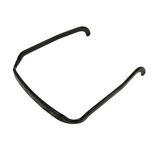 Fascia per capelli in plastica 14,5 × 16 × 1,5 cm Fascia asimmetrica modellata Accessorio per capelli antiscivolo per una tenuta sicura nero