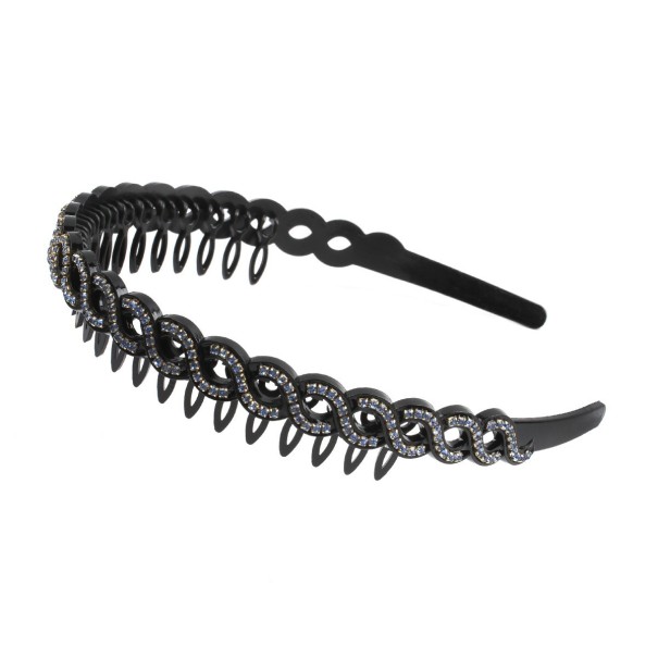 Fascia per capelli T925 blu