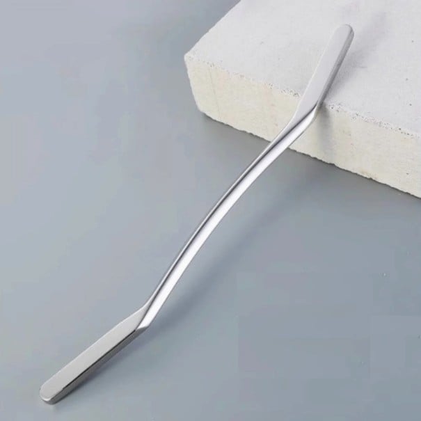 Fascia-raappaus teräksestä 30 cm Gua sha -hierontatyökalu suurten lihasten rentouttamiseen Hopea Selän, jalkojen ja kaulan hierontaan 1
