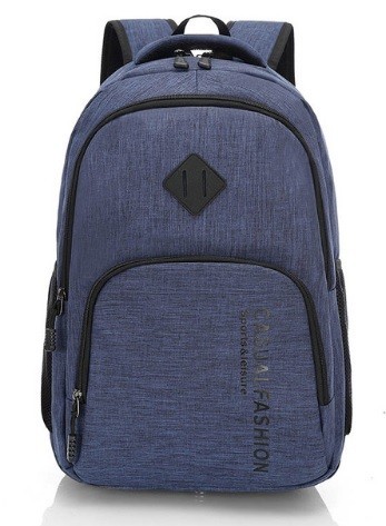 Fashionable Student Backpack J2019 blue