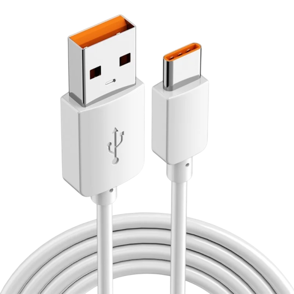 Fast Charging USB A to USB C Cable 6A 1 m Durable Data Cable for Charging and Synchronisation Universal Cable for Modern Devices 1