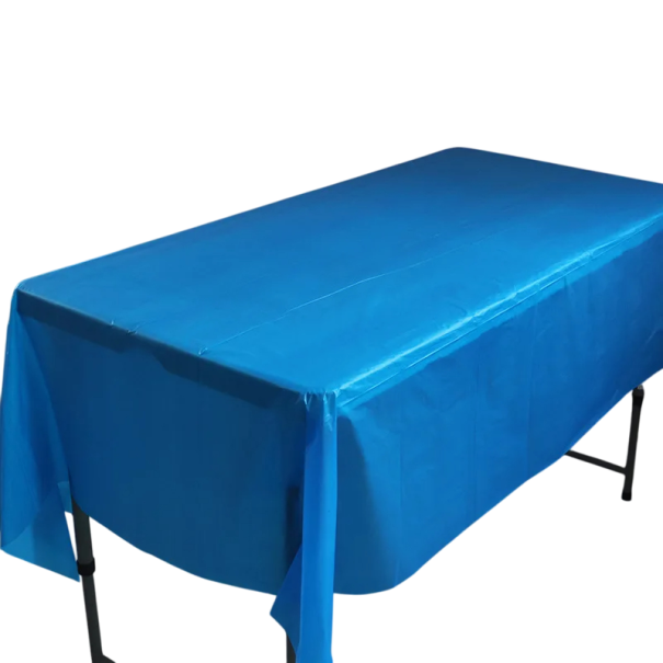 Față de masă din plastic de unică folosință 137 x 154 cm Acoperire decorativă simplă pentru mese pentru petreceri, picnicuri, catering, diverse culori albastru