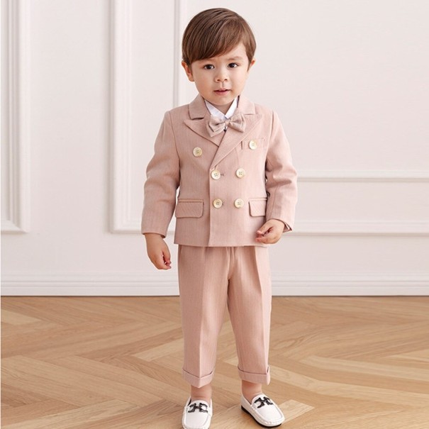 Fato de Menino B1372 rosa claro 12-24 meses