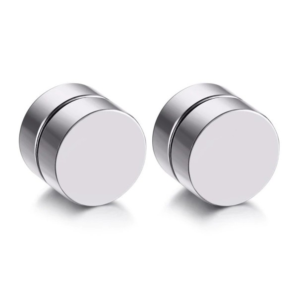 Faux plugs G2482 argenté 8 mm