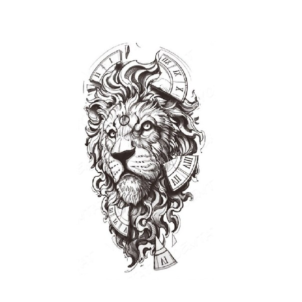 Faux tatouage félin 5