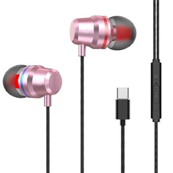 Fejhallgató mikrofonnal K1671 rózsaszín