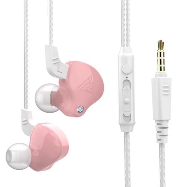 Fejhallgató mikrofonnal K1895 rózsaszín