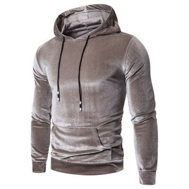 Felpa da uomo A2519 grigio L
