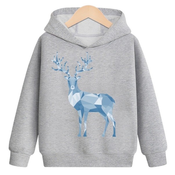 Felpa per bambini L568 grigio 4