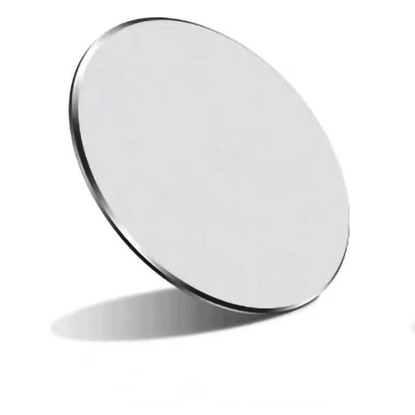 Fém disk 32 x 1 mm a mágneses telefon tartóhoz az autóba Univerzális fém lapka a mobil rögzítéséhez fehér