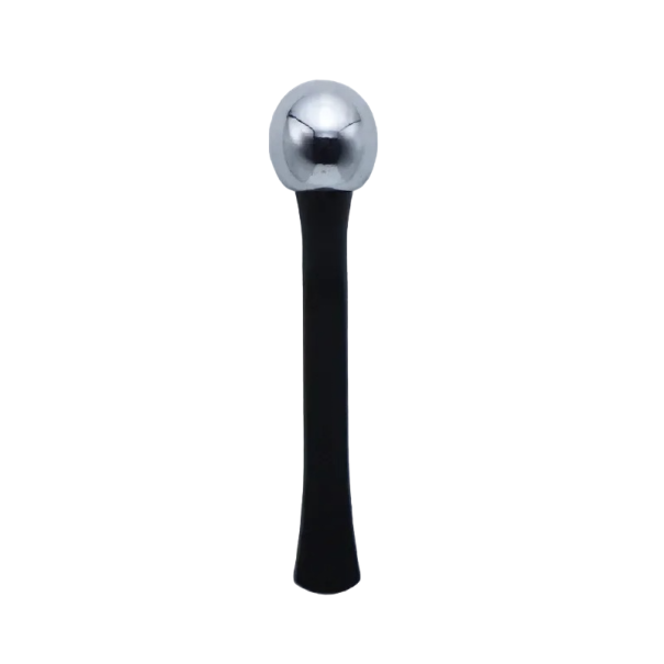 Fémgolyós masszírozópálca hűsítő szemmasszázs bot szemkörnyékápoló krém applikátor szemkörnyéki masszírozóhenger 5,7 x 1,2 cm fekete