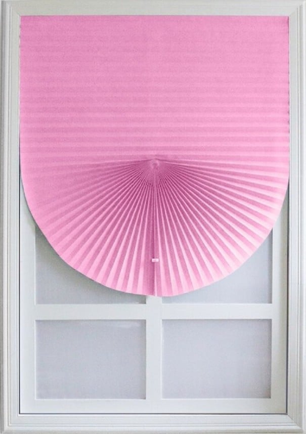 Fensterrollo 90 x 180 cm rosa