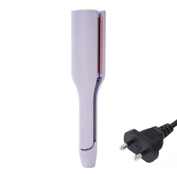 Fer à friser 32 mm pour grandes vagues en céramique 4 températures de 160 à 220 °C chauffage rapide avec câble rotatif à 360° pour le coiffage des vagues et des boucles violet