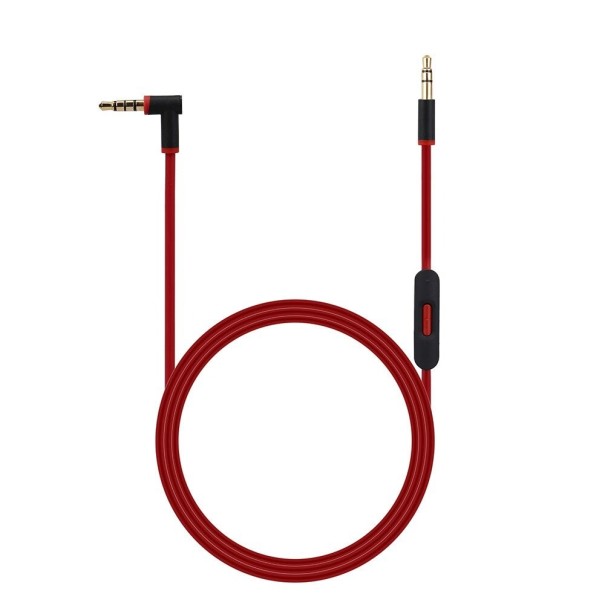 Ferde hangkábel 3,5 mm-es jack M / M piros