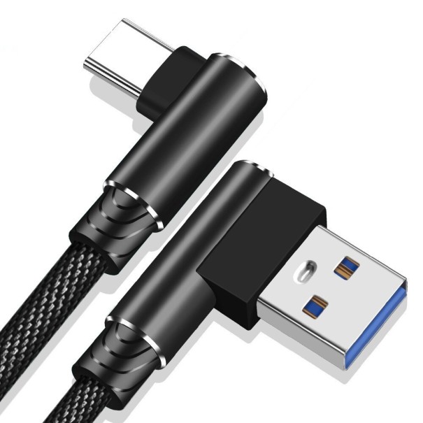Ferde USB / USB-C kábel K534 fekete 2 m