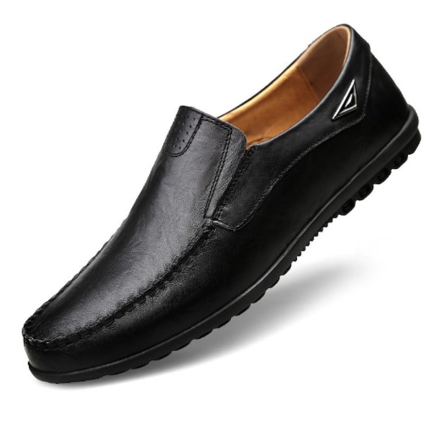 Férfi cipő - mokaszin J2101 fekete 41