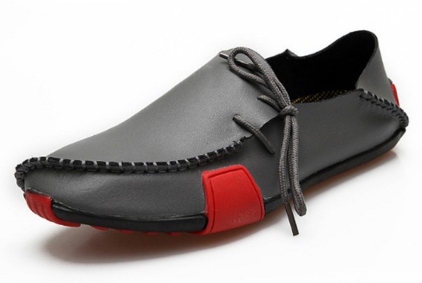 Férfi espadrilles fűzős J2112 sötét szürke 46