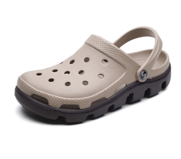 Férfi gumi szandál khaki 39