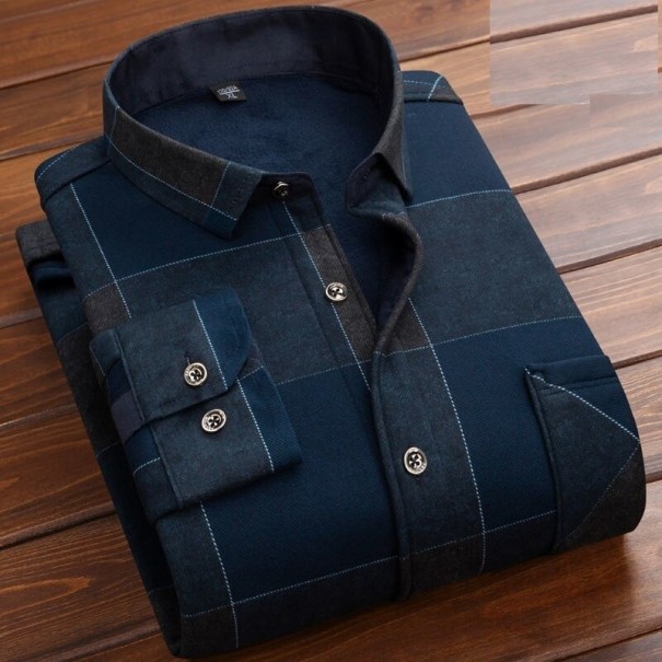 Férfi kockás ing F762 L 14