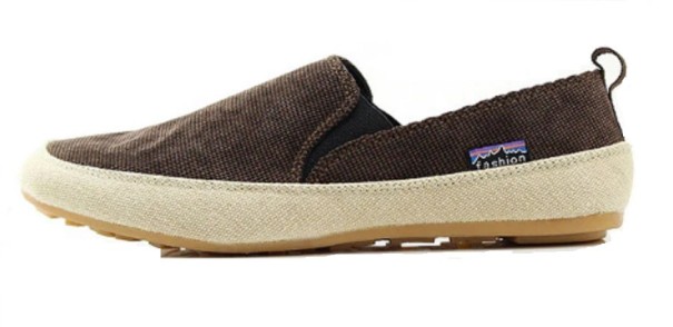 Férfi lenvászon espadrilles J2663 barna 44