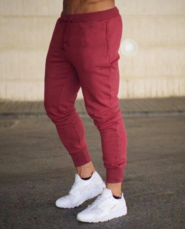 Férfi melegítő nadrág F1408 piros XS