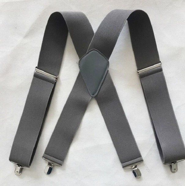 Férfi nadrágtartók T1186 sötét szürke